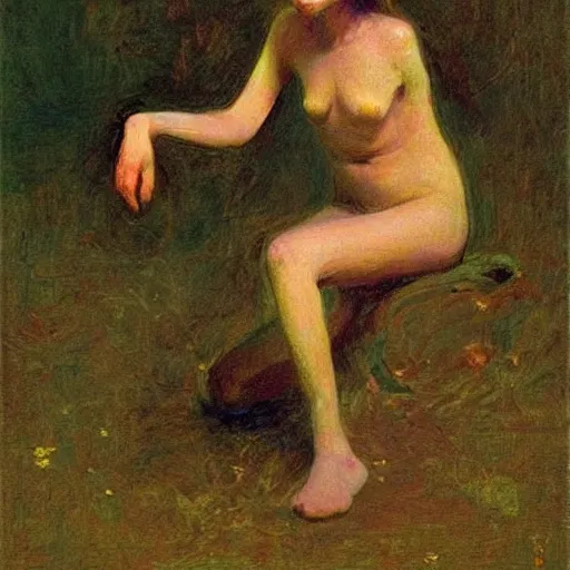 Image similar to alien by ilya repin