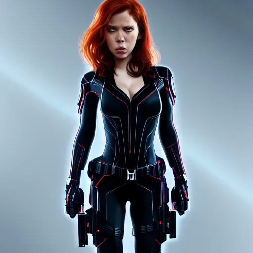 Image similar to Ava Adams as black widow, au naturel, hyper detailed, digital art, trending in artstation, cinematic lighting, studio quality, smooth render, unreal engine 5 rendered, octane rendered, art style by klimt and nixeu and ian sprigger and wlop and krenz cushart