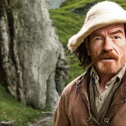 Prompt: bryan cranston as a hobbit