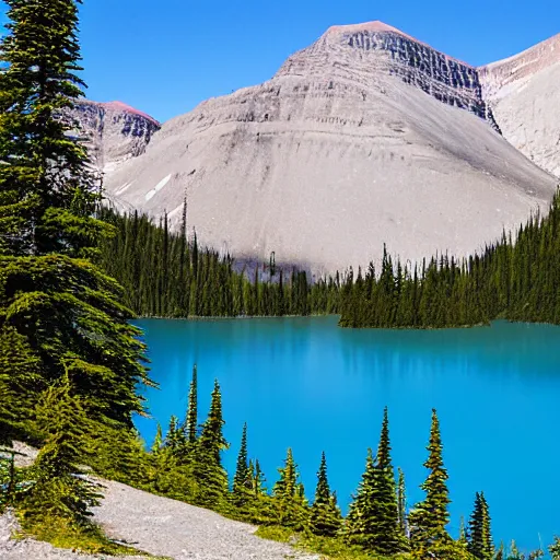 Prompt: Joffre Middle Lake, British Columbia, Canada