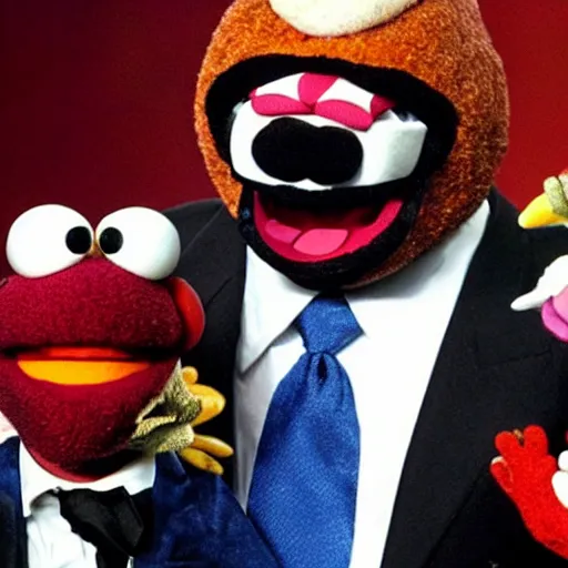 Image similar to steve harvey as a muppet