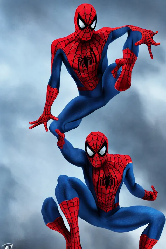 Image similar to concept art of spiderman suit , detailed suit, Marvel, Octan, 8K resolution,