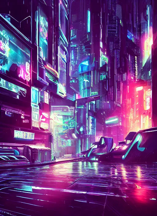ion fury city, cyberpunk, anime, Stable Diffusion