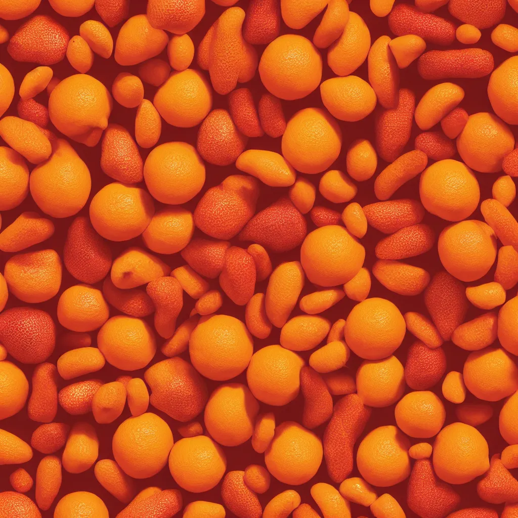 Prompt: seamless orange fruit texture art, 4k
