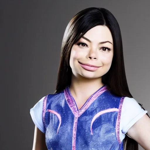 Image similar to Miranda Cosgrove as Meilin Lee in disney turning red live action, 8k full HD photo, cinematic lighting, anatomically correct, oscar award winning, action filled, correct eye placement,