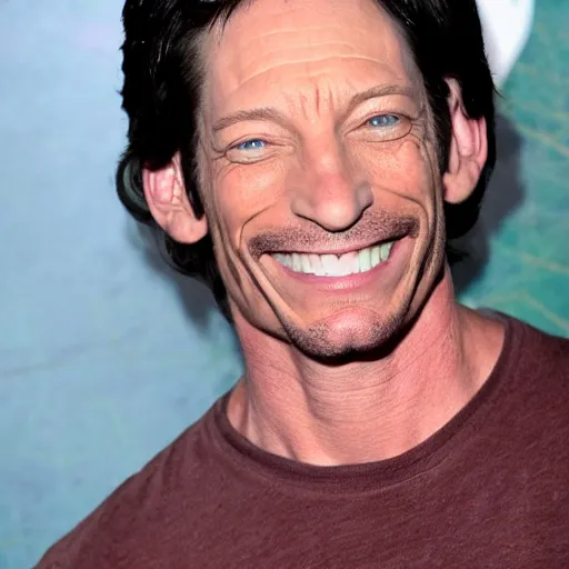 Prompt: scott from teen wolf, wolfing out turning into jim varney highly detailed werewolf transformation award winning prosthetics