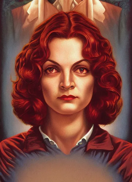 Prompt: twin peaks poster art, the spirit thats the physical embodiment of irritation, old retro pulp, by michael whelan, rossetti bouguereau, artgerm, nostalgic, old fashioned