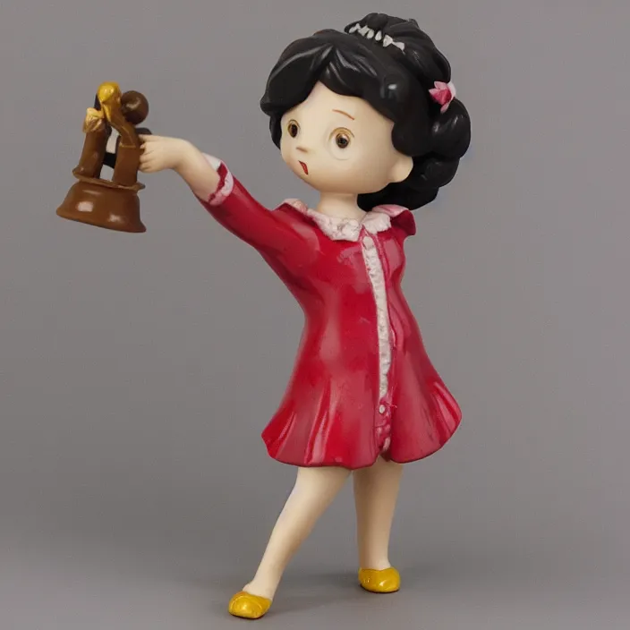 Image similar to little miss, figurine, detailed product photo