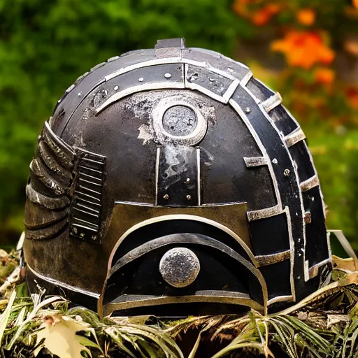 Prompt: sparta helmet with a wreath circular logo