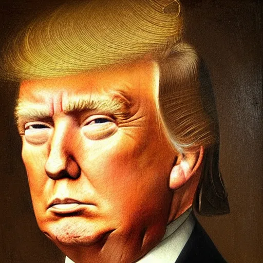 Image similar to ‘Portrait of Donald Trump, renaissance painting’