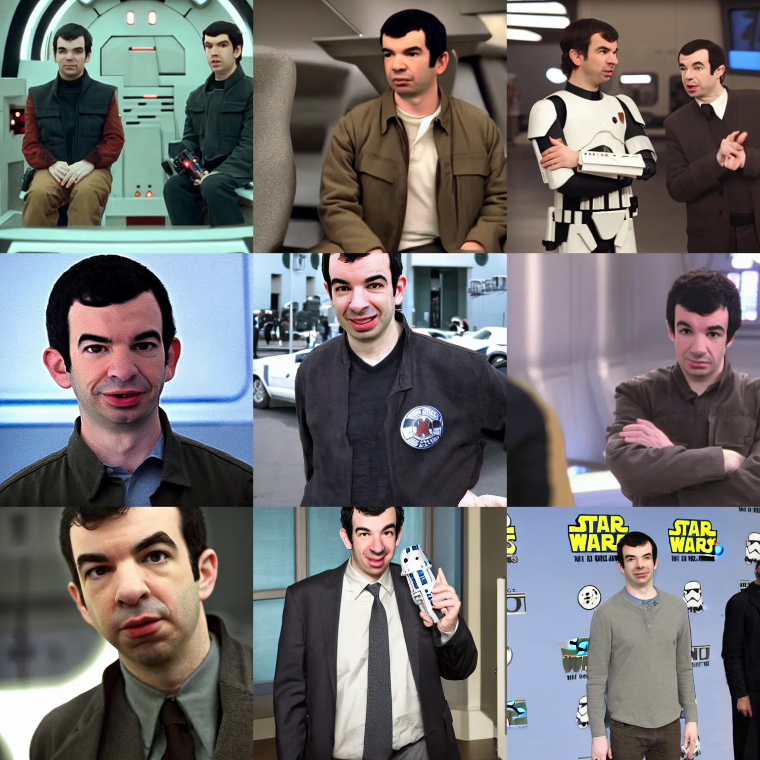 Prompt: nathan fielder in star wars