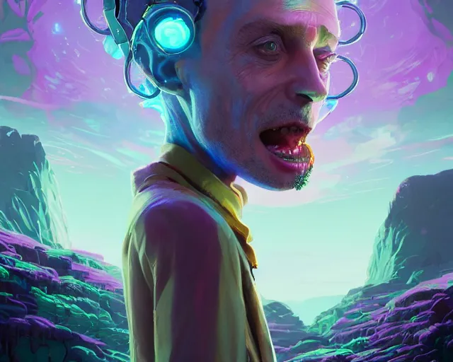 Image similar to fantasy portrait of morty from rick & morty, intricate abstract. intricate artwork, by greg rutkowski, wlop, beeple, dan mumford. concept art, octane render, trending on artstation, greg rutkowski very coherent symmetrical artwork. cinematic, key art, hyper realism, high detail, octane render, 8 k, iridescent accents