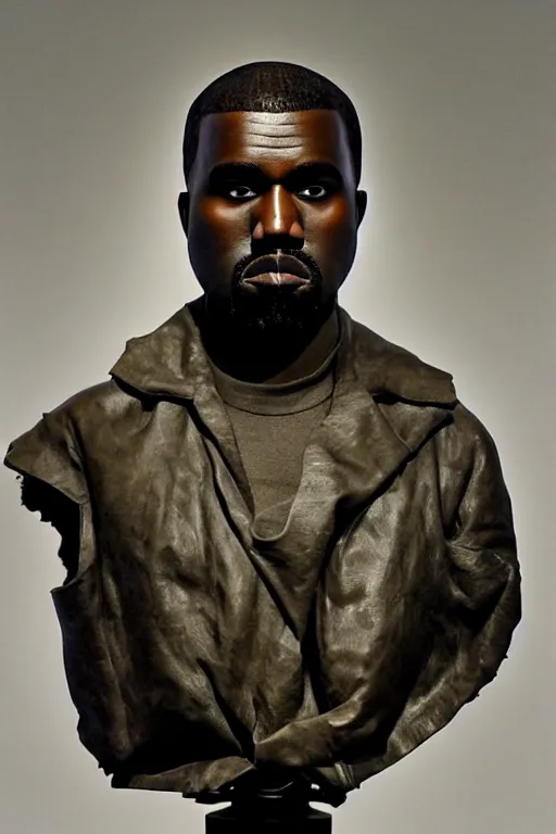 prompthunt: a sculpture of kanye west by takashi murakami, photo at an art  museum