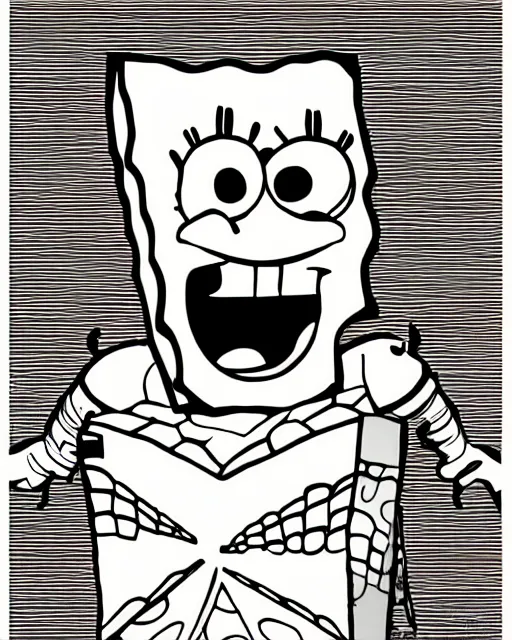 ghetto spongebob coloring pages