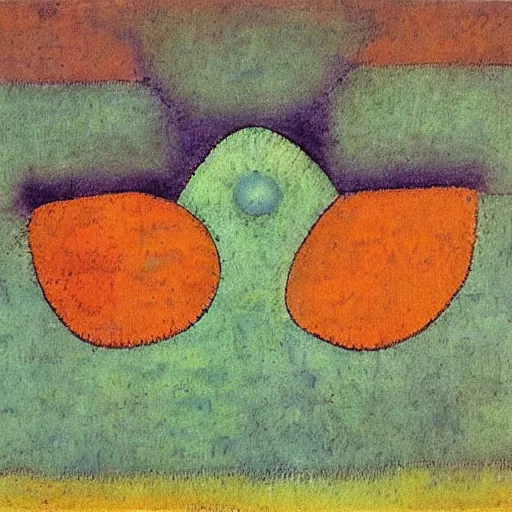 Image similar to a painting of a moth by paul klee, intricate detail