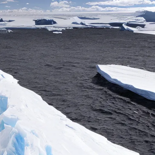 Prompt: evil lurks beneath Antarctica