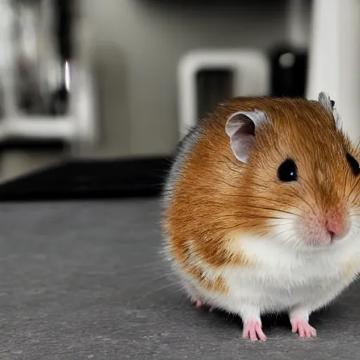 Image similar to muscular hamster, strong hamster, buff hamster, handsome hamster