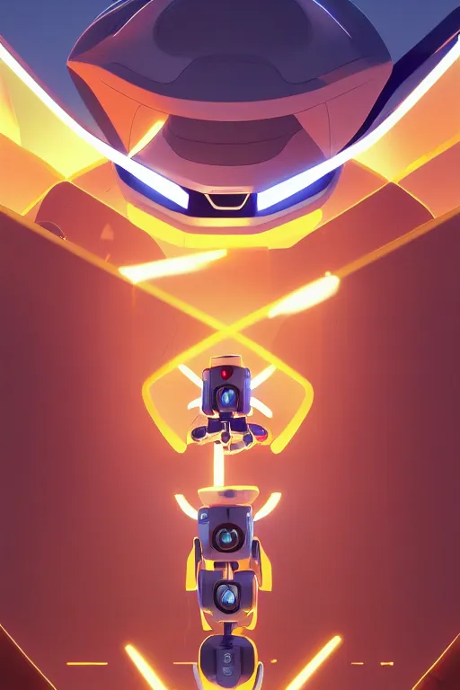 Image similar to metabots medabots medarotto medarot robot minimalist comics, behance hd by jesper ejsing, by rhads, makoto shinkai and lois van baarle, ilya kuvshinov, rossdraws global illumination ray tracing hdr radiating a glowing aura