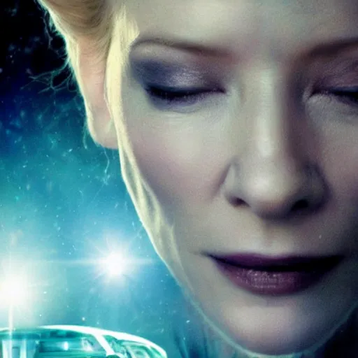 Image similar to cate blanchett , scifi, movie poster,