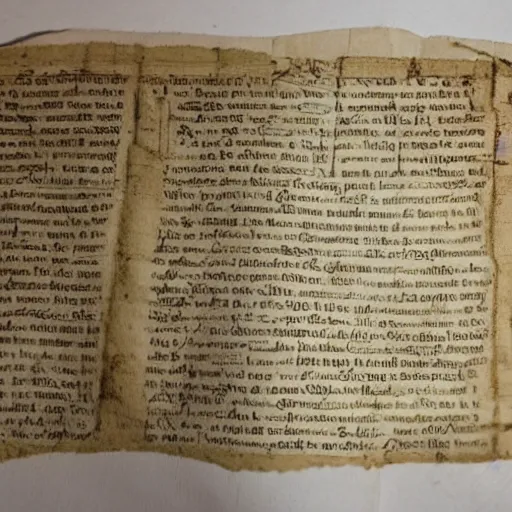 Prompt: an old, worn parchment depicting detailed instructions of how to use an iphone