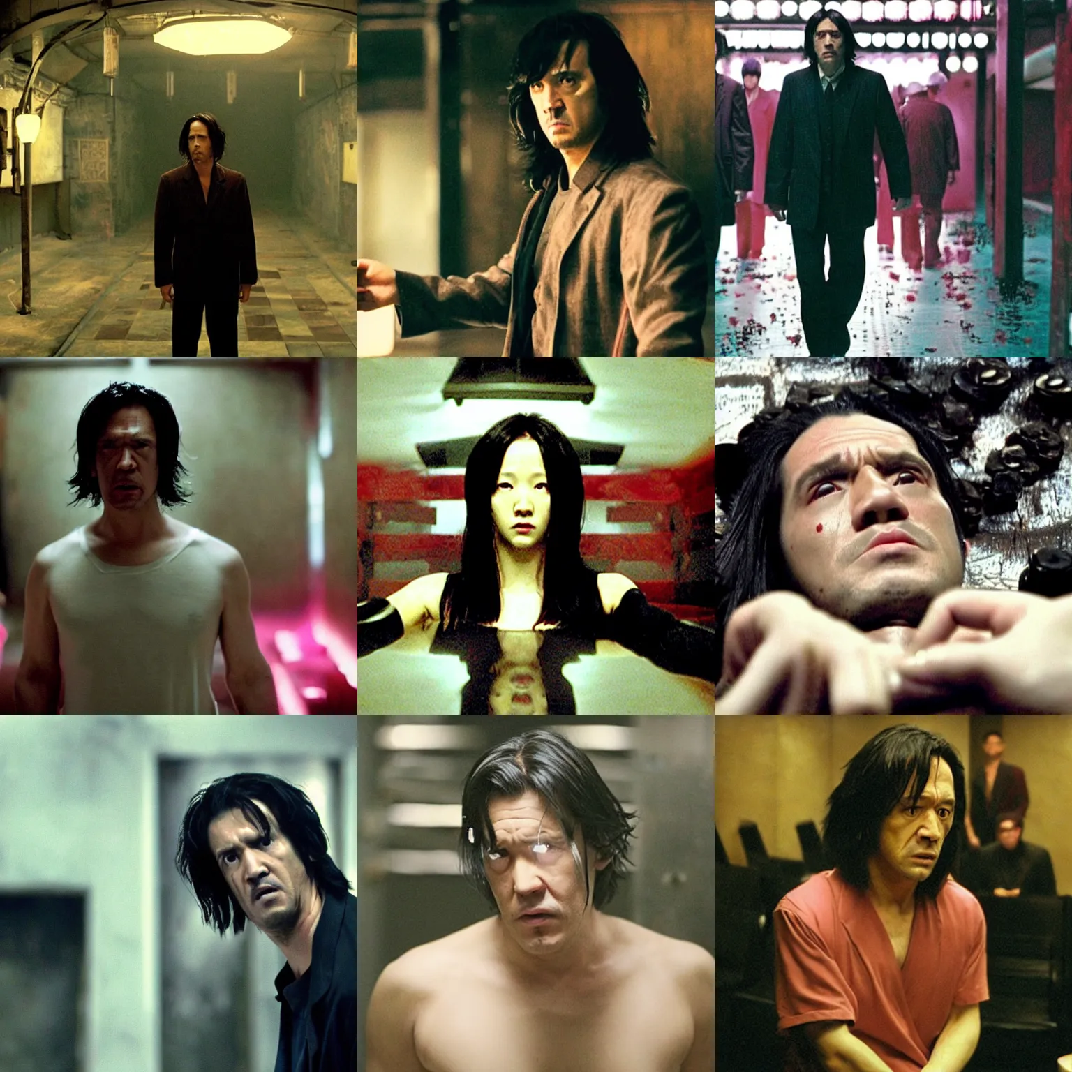 Prompt: a film still from oldboy ( 2 0 0 3 )