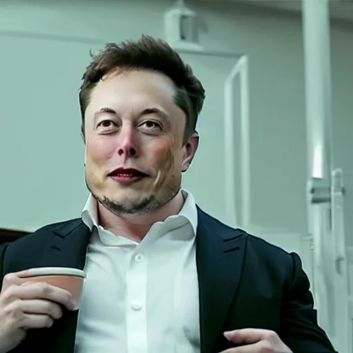 Prompt: inherent detail of scene with elon musk wearing a bunny costume