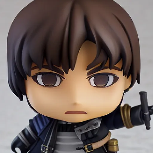 Image similar to Best photograph of Jamie Fraser nendoroid figure photo 50 mm studio lighting