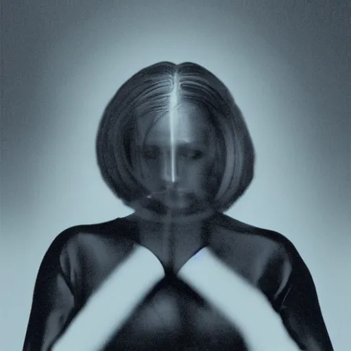 Image similar to portrait of an invisible woman