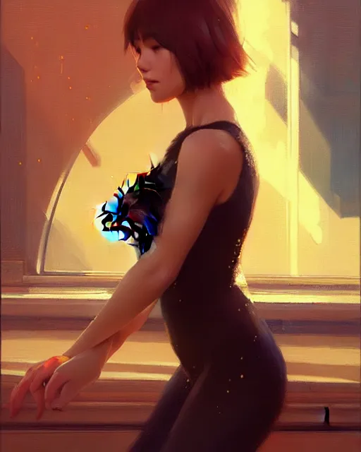 Image similar to a potrait of a space fanstasy cat, fine details. night setting. realistic shaded lighting poster by ilya kuvshinov katsuhiro, artgerm, jeremy lipkin and michael garmash, unreal engine, radiant light, detailed and intricate environment, digital art, trending on art station