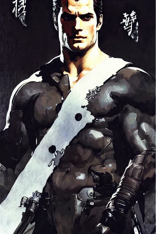 Image similar to henry cavill, painting by j. c. leyendecker, yoji shinkawa, katayama bokuyo