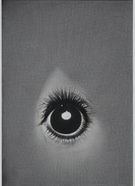 Image similar to realistic object photo of molecule made of human eyeballs, readymade, dadaism, fluxus, man ray 1 9 9 0, life magazine photo