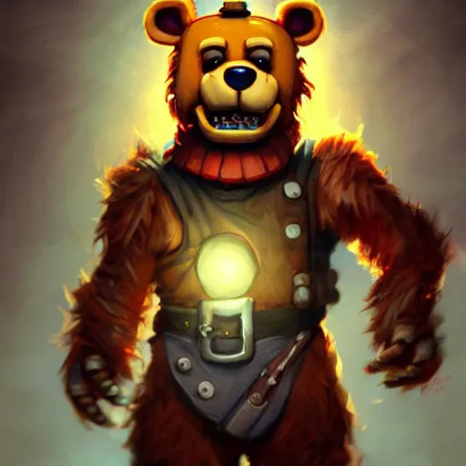 ArtStation - Golden and toy freddy drawing