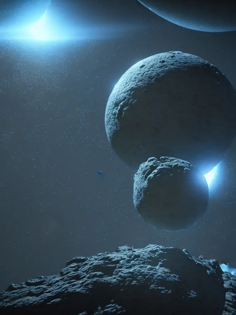 Prompt: planet surface,, atmospheric, fantasy, cosmos, intricate details, ultra realistic, unreal engine 5, depth of field, highly detailed vfx, cinematic, volumetric lighting,