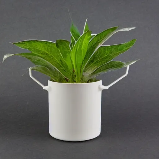 Image similar to an architectural, unique pot made for houseplants