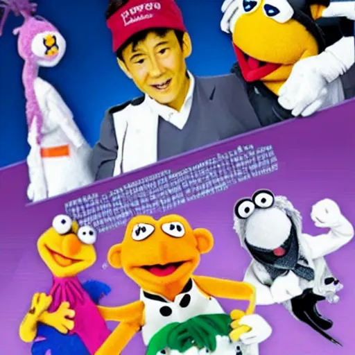 Image similar to shinji get in the muppet