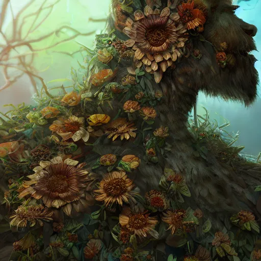 Image similar to survival blooming parvus of greed, detailed, intricate, aesthetic, artistic, 8 k resolution