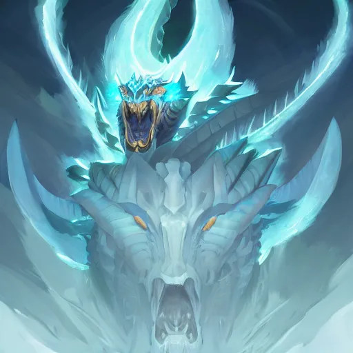 Prompt: ice dragon vector minimalist warcraft, loftis, cory behance hd by jesper ejsing, by rhads, makoto shinkai and lois van baarle, ilya kuvshinov, rossdraws global illumination