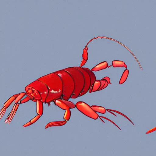 Image similar to Jordan Peterson as a lobster, artstation