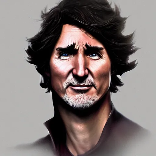 Prompt: an evil Justin Trudeau, made by Stanley Artgerm Lau, WLOP, Rossdraws, ArtStation, CGSociety, concept art, cgsociety, octane render, trending on artstation, artstationHD, artstationHQ, unreal engine, 4k, 8k,