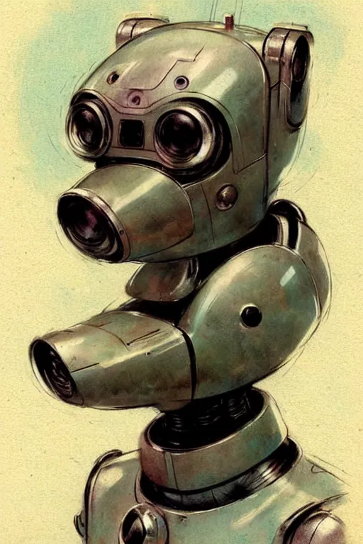 Image similar to ( ( ( ( ( 1 9 5 0 s retro future robot android dog. muted colors. ) ) ) ) ) by jean - baptiste monge!!!!!!!!!!!!!!!!!!!!!!!!!!!!!!