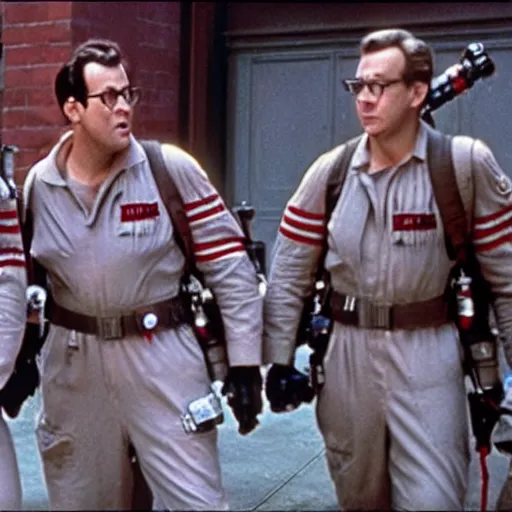 Image similar to the ghostbusters capturing the spirit of obi wan kenobi