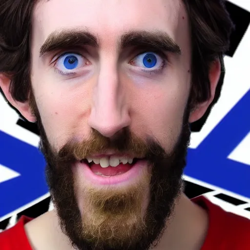 Image similar to asmongold, photograph, high detail, 8 k, youtube thumbnail