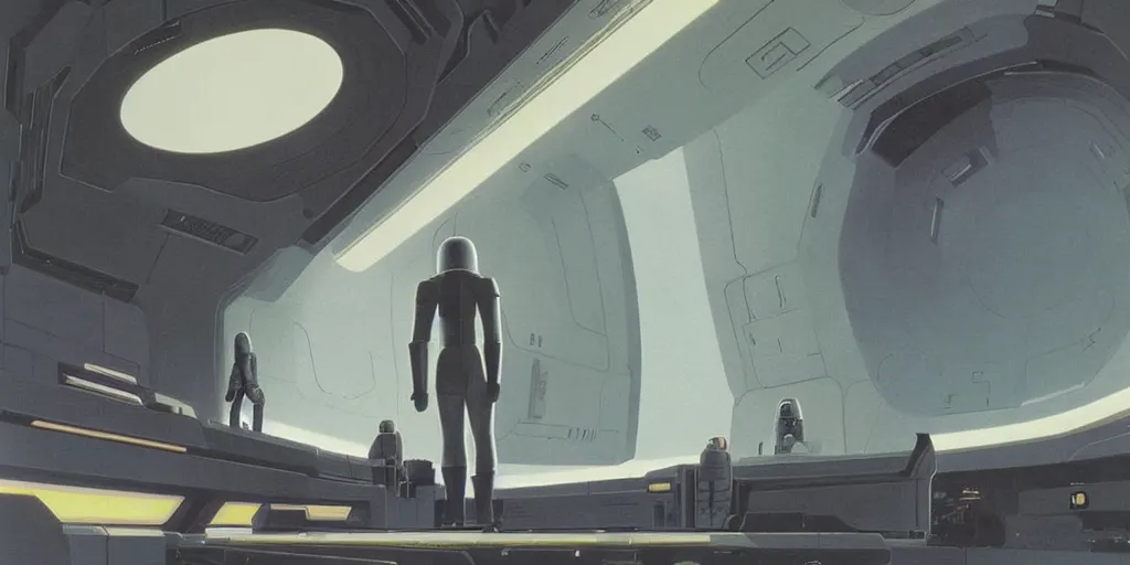 Image similar to 2001: A Space Odyssey by Ralph McQuarrie