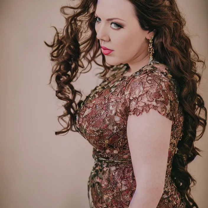 Image similar to portrait of angela white wearing kebaya, by charlotte grimm, natural light, detailed face, canon eos c 3 0 0, ƒ 1. 8, 3 5 mm, 8 k, medium - format print