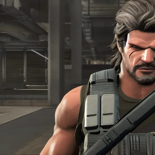 Image similar to solid snake profile pic unreal engine