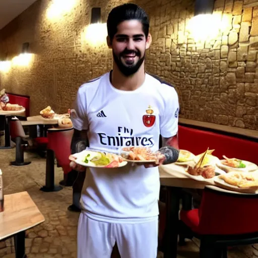 Image similar to isco alarcon eating tapas in sevilla