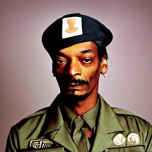 Prompt: Snoop Dogg as a soldier in Vietnam, award winning historical photograph