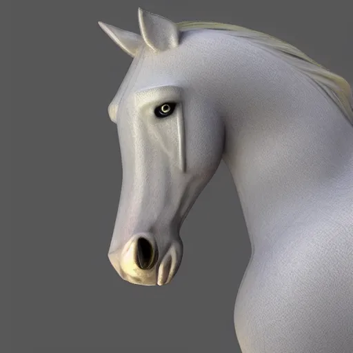 Prompt: an anthropomorphic horse character