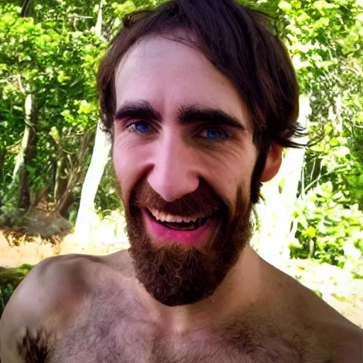 Prompt: asmongold as rambo, high-resolution photograph