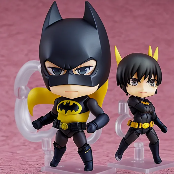 Image similar to An anime Nendoroid of Batman, figurine, detailed product photo